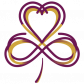 Company Logo of britt-wenckebach.de showing a belnd of a heart and a shamrock